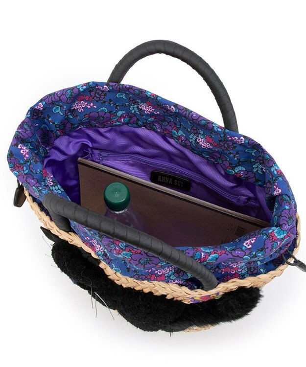 ANNA SUI TITIバスケット かごバッグ ナチュラル