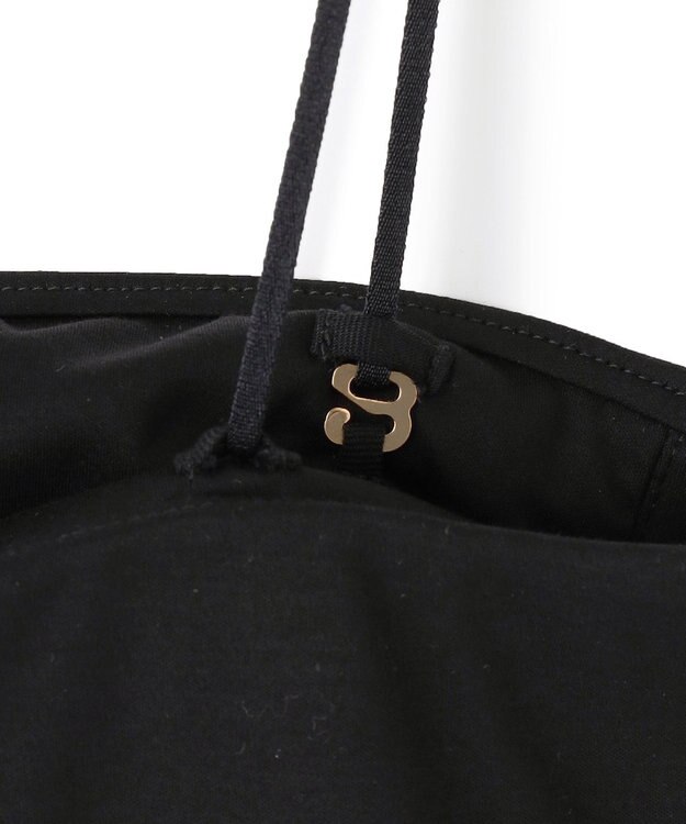 BEIGE， 【洗える】MERCANTI / インナーカップ付きベアトップ Black