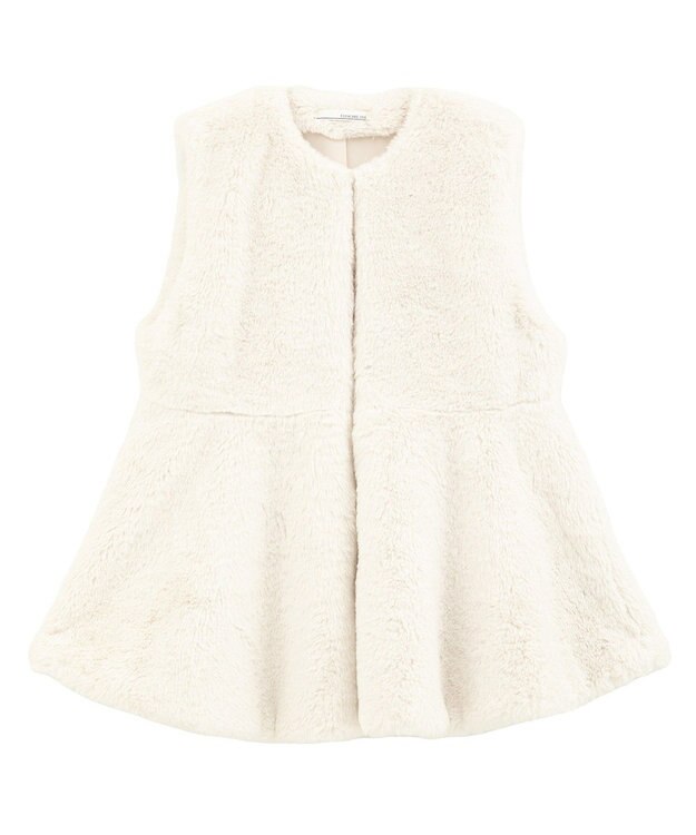 Green Parks ・ＥＬＥＮＣＡＲＥ　ＤＵＥ　ペプラムフェイクファーベ Ivory