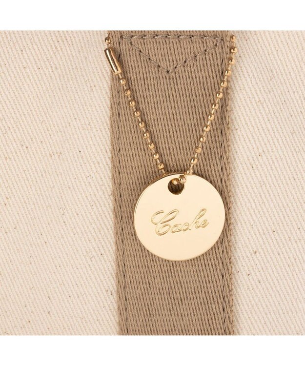 UNBILLION cachecache メッシュエコバッグ付きキャンバステープトート オーク