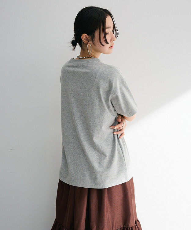 Green Parks ・ＥＬＥＮＣＡＲＥ　ＤＵＥ　箔プリントＴＥＥ Gray Mixture