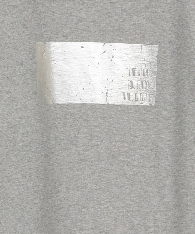 Green Parks ・ＥＬＥＮＣＡＲＥ　ＤＵＥ　箔プリントＴＥＥ Gray Mixture