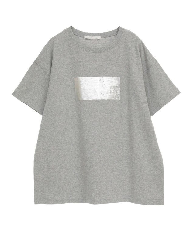 Green Parks ・ＥＬＥＮＣＡＲＥ　ＤＵＥ　箔プリントＴＥＥ Gray Mixture