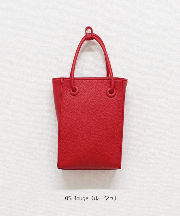 ROOTOTE 6466【直営店限定:ミニショルダー】LT.ベビールー.ミニボックス-A 05：ルージュ