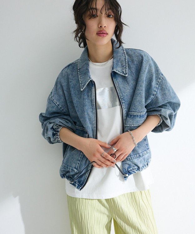 Green Parks ・ＥＬＥＮＣＡＲＥ　ＤＵＥ　箔プリントＴＥＥ Off White