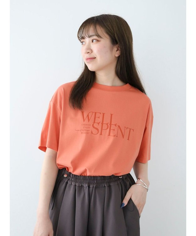 Green Parks 汗染み防止アソートロゴＴシャツ Orange
