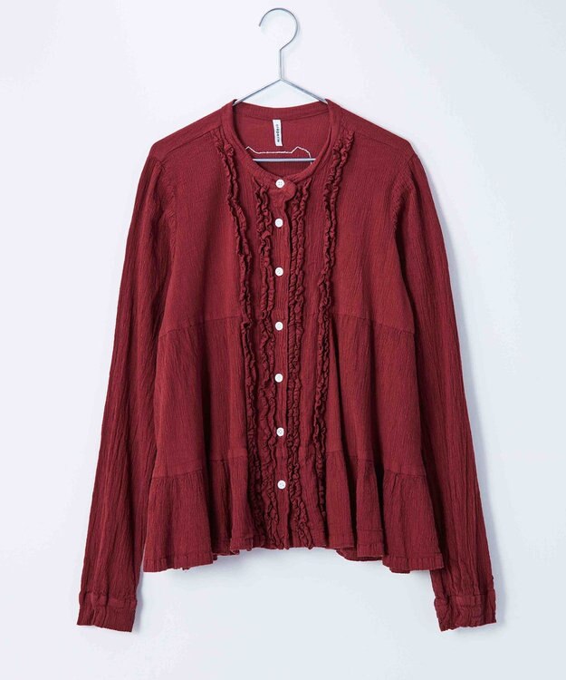crêprie tsumori chisato creperie FRILL TOPS クレプリ フリルトップス WINE