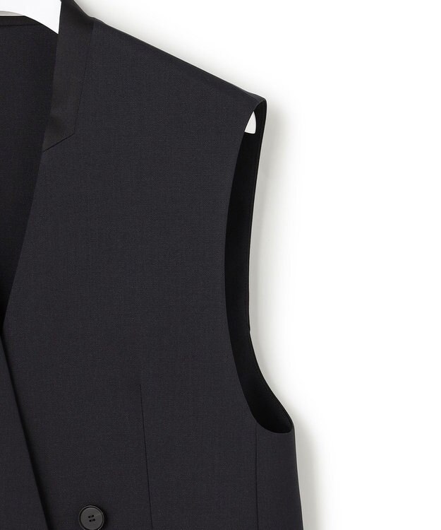 ICB L 【先行予約】 ハイツイストダブルクロス ノーカラージレ ネイビー