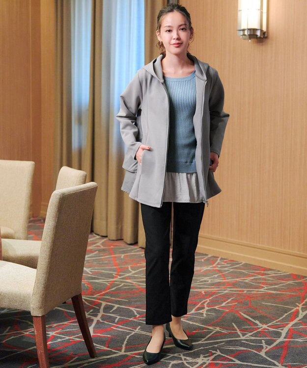 Tiaclasse ベストドッキングトップス ブルー×グレー