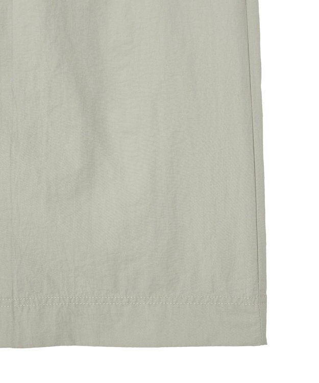 CRAFT STANDARD BOUTIQUE ナイロンダブルウエストIラインスカート Light Beige