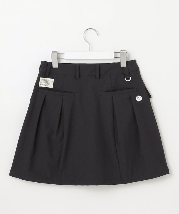 PW CIRCULUS 【WOMEN】カーゴ プリーツスカート ゴルフウェア レディース ブラック系