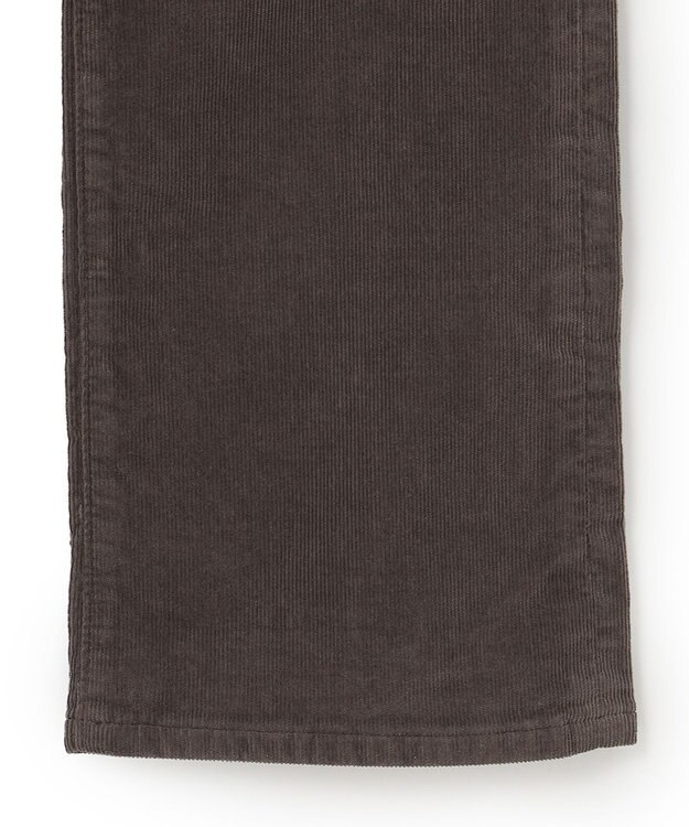 23区 【SLOW】ストレッチ コーデュロイ ストレート フレア パンツ ブラウン系