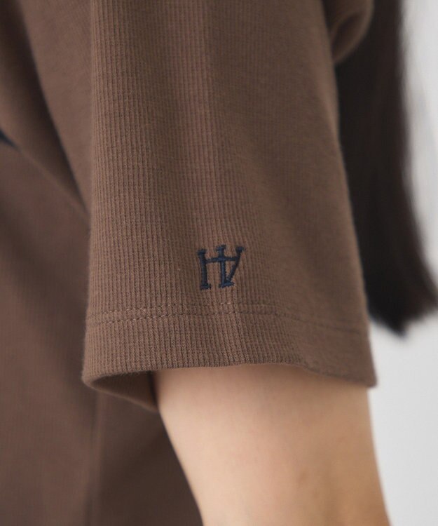 AMERICAN HOLIC 【2点セット】配色キャミ＋Tシャツ Brown