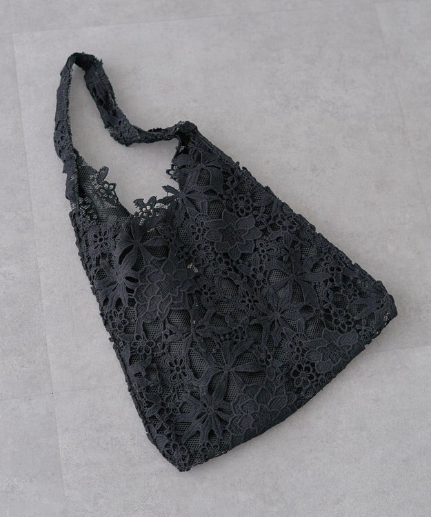 earth music&ecology レースバッグ Black
