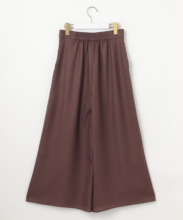 ANY SIS L 【接触冷感・UVカット・速乾】スムージーポリエステルタックフレア パンツ 【WEB限定】ブラウン