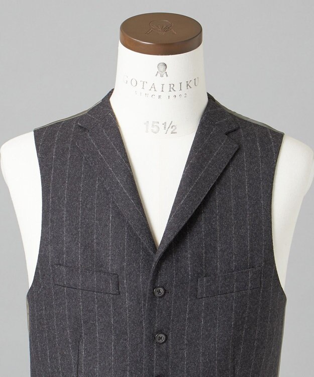 GOTAIRIKU 【MARLING&EVANS】FLANNEL スリーピーススーツ グレー系1