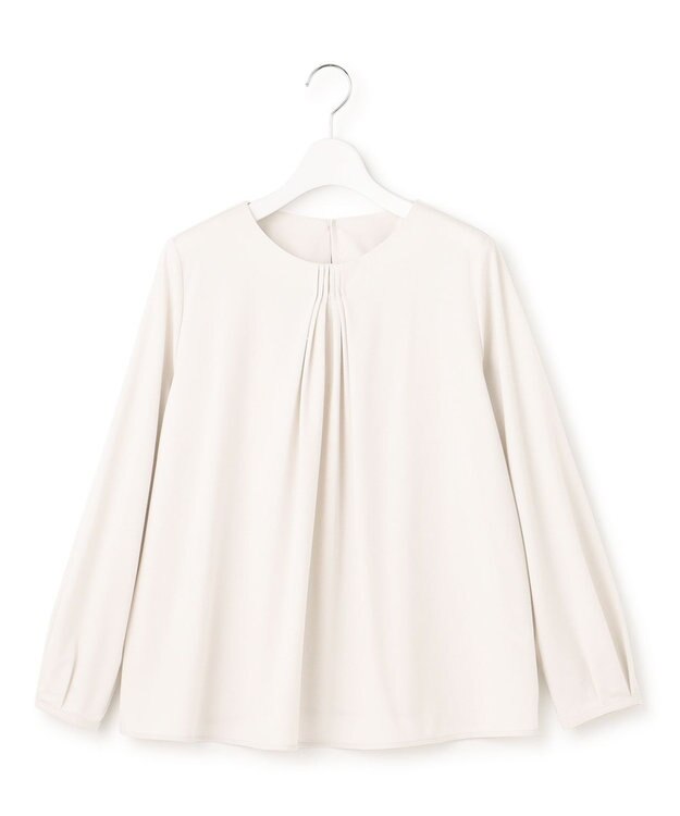 23区 L 【洗える】スムースリー プルオーバー カットソー ベージュ系