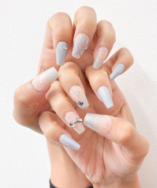 WEGO デザインネイルチップ 柄27