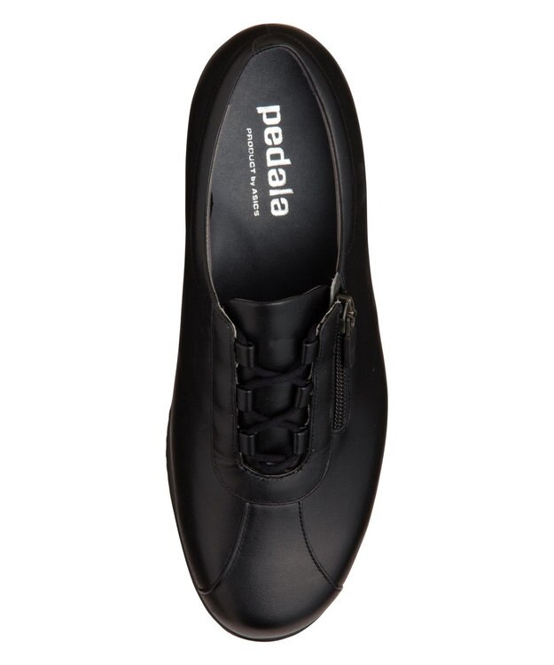 ASICS WALKING ペダラ レディース 4E 2.5CMヒール ブラック系