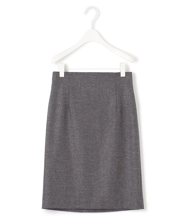 ICB L シックツイード スカート ミディアムグレー系