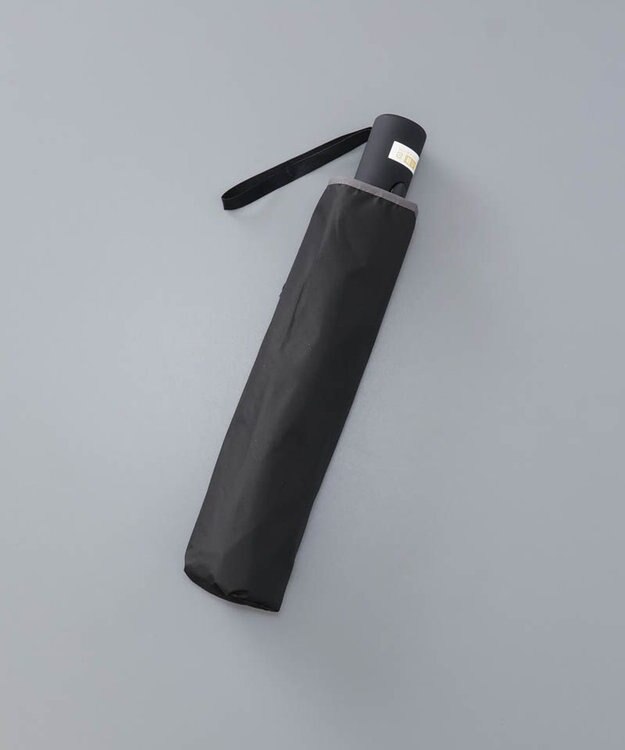 AURORA 【 BLAO（ブラオ）】パイピング晴雨兼用傘(折りたたみ傘) ブラック