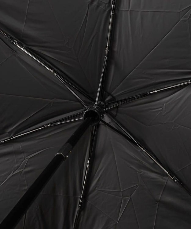 AURORA 【 BLAO（ブラオ）】パイピング晴雨兼用傘(折りたたみ傘) ブラック