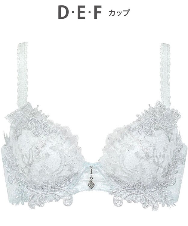 Wing ブラジャー Wing Lesiage ふっくらまる胸メイク 背中の段差を軽減 やさしくフィット 【2880シリーズ】 パッド有 ブラ PB2880 ウイング／ワコール チャコールグレー