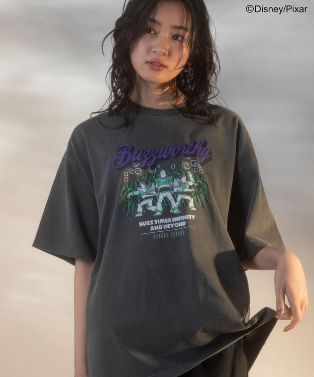 Green Parks トイストーリー／ウ゛ィンテージ風Ｔシャツ Charcoal Gray