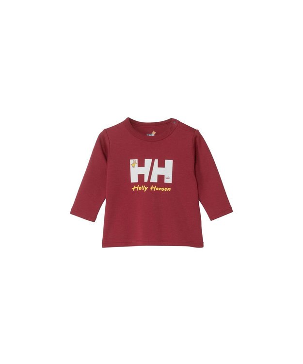 HELLY HANSEN 【ベビー】ロングスリーブ HHヘリーベアティー ブリックレッド