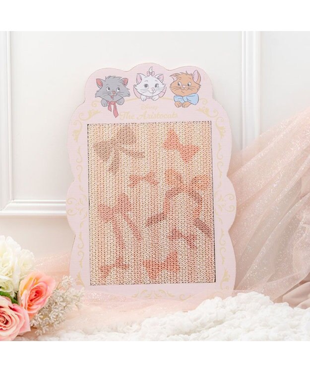 PET PARADISE ディズニー おしゃれキャット ３兄弟  交換爪とぎ ピンク