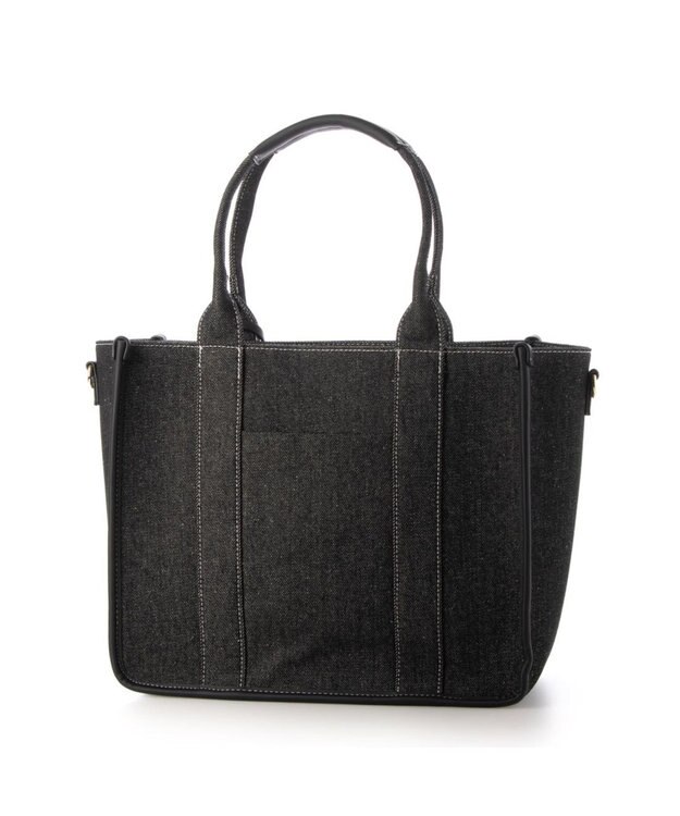 LA BAGAGERIE コットンクラシック2WAYトート Mサイズ ブラックデニム