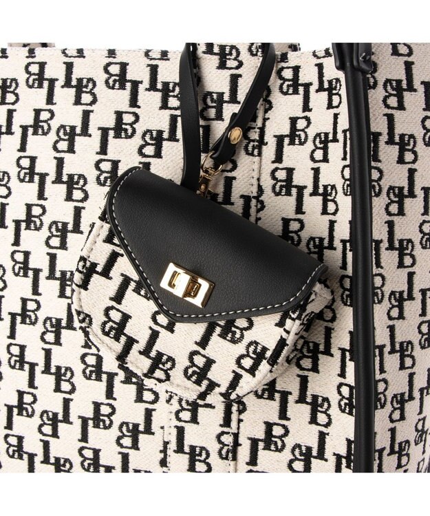 LA BAGAGERIE コットンクラシック2WAYトート Mサイズ ブラック