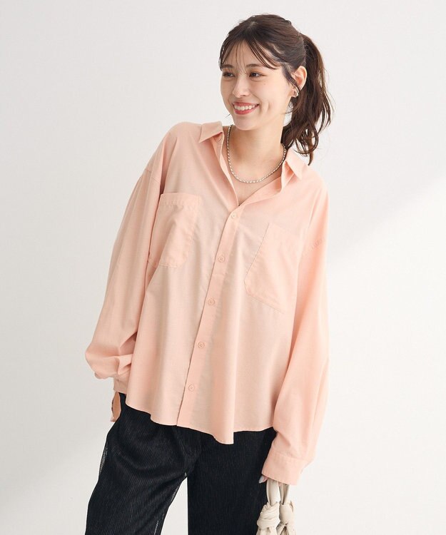 Green Parks アソートレギュラーカラーシャツ Orange