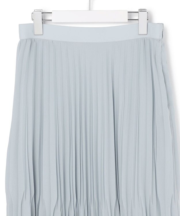 ICB L 【先行予約】ライトジョーゼットプリーツ スカート ライトデニム