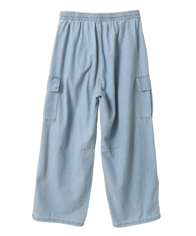 Green Parks ライトデニムカーゴパンツ Black