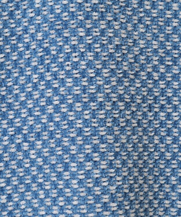 Green Parks ベロアモールモックネックニットプルオーバー Blue