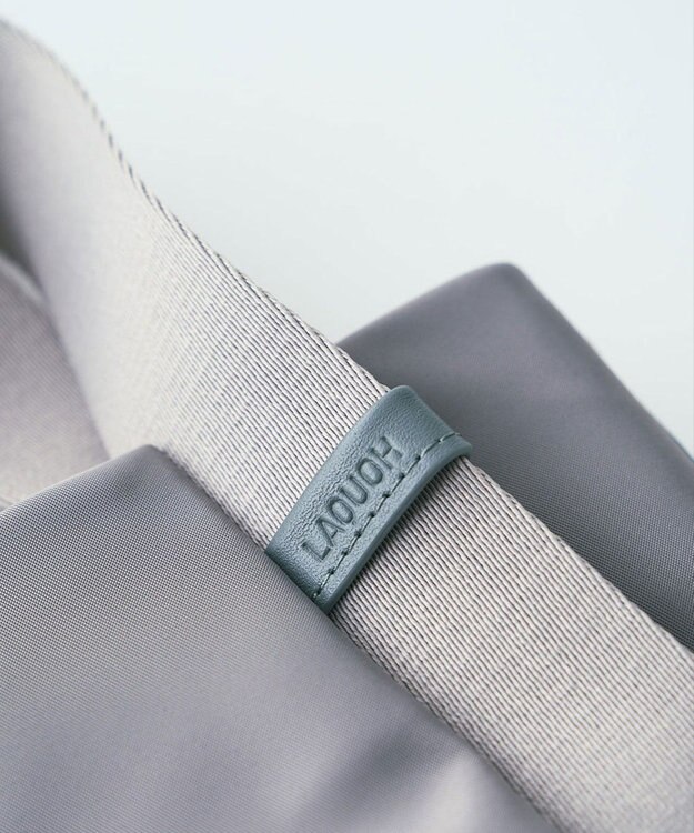 MIYABIYA LAQUOH【撥水加工】ミニマルナイロン 2WAYトート(S) グレー