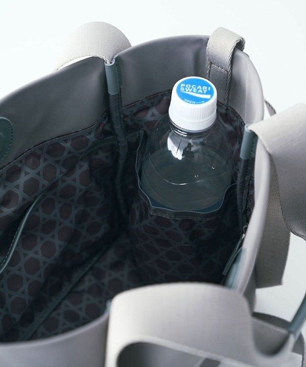 MIYABIYA LAQUOH【撥水加工】ミニマルナイロン 2WAYトート(S) グレー