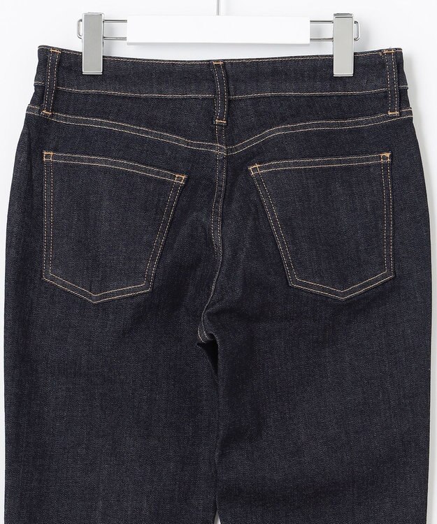 自由区 【XSサイズ～/洗える】365DENIM ストレートスリム パンツ ネイビー系