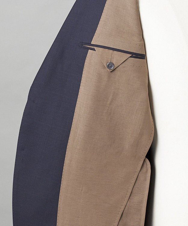 GOTAIRIKU 【山栄毛織】ウールモヘア ネイビー系8