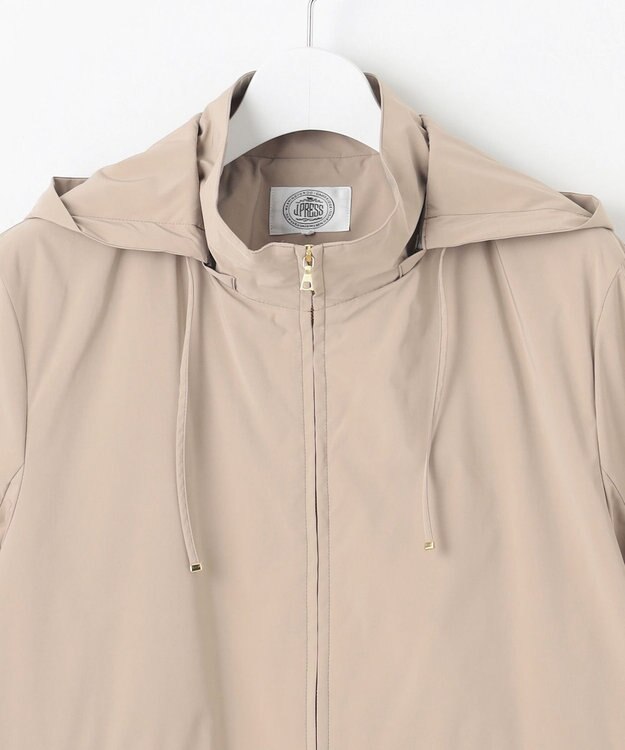 J.PRESS LADIES S 【撥水・洗える】Artirosa スタンドカラー ロング丈 コート モカ系