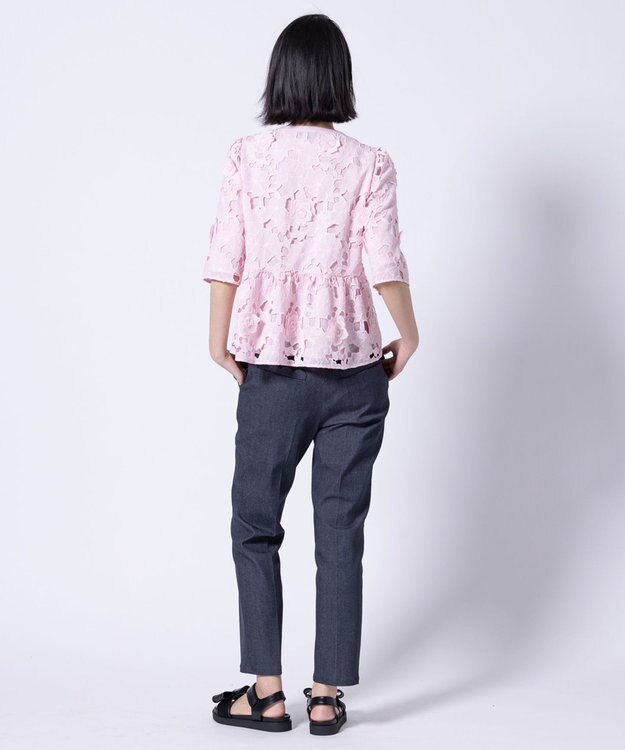 TOCCA 【消臭】FLOATING FLOWER ブラウス ピンク