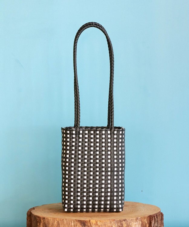 Tiaclasse メルカドウーヴンバッグ ブラック