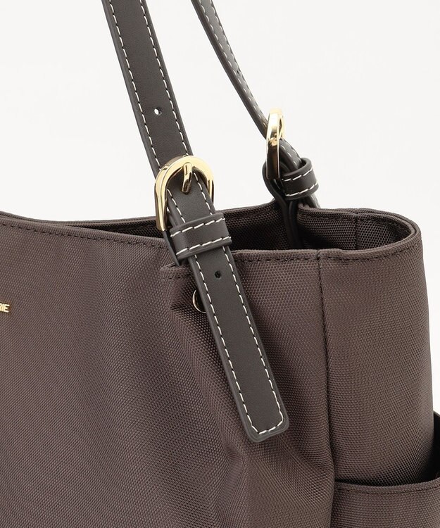 LA BAGAGERIE ポリエステルキャンバス　A4トート チョコ