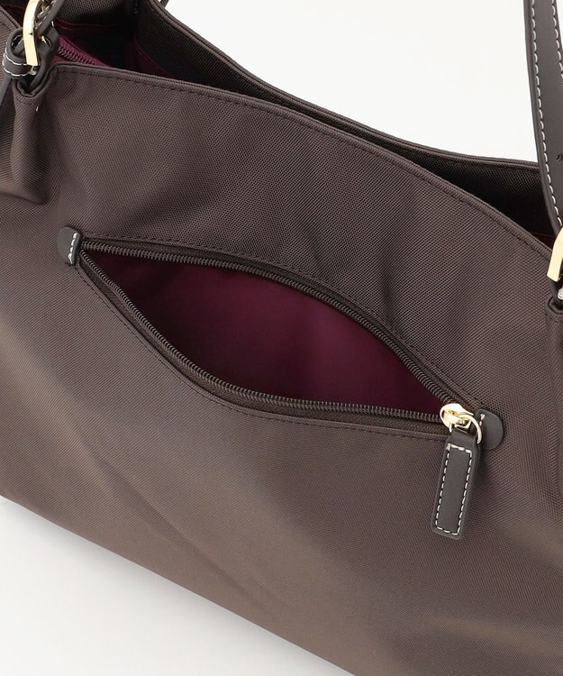 LA BAGAGERIE ポリエステルキャンバス　A4トート チョコ