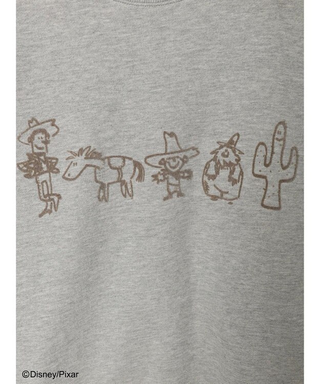 Green Parks ＴＯＹ　ＳＴＯＲＹ／フロッキー裏毛プルオーバーII Gray Mixture