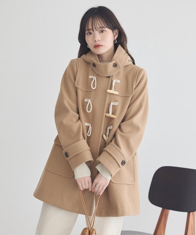 earth music&ecology ダッフルコート Beige