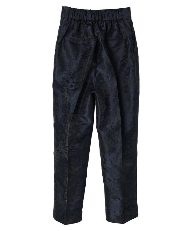 Green Parks Ｂ．ジャガードタックパンツ Black