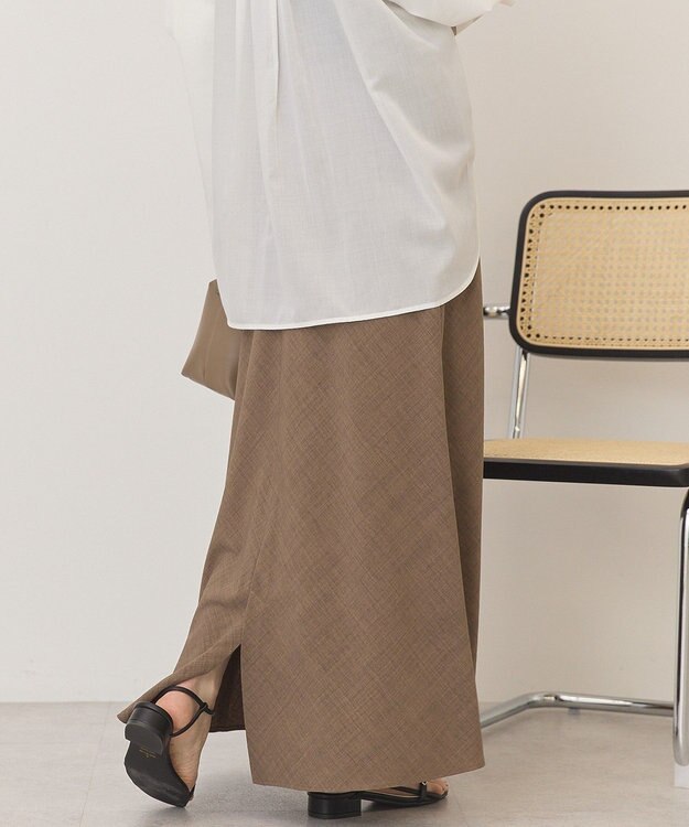 AMERICAN HOLIC リネンライクマーメイドスカート Brown