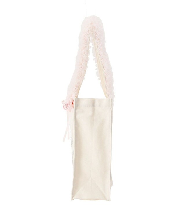 Maison de FLEUR チュールハンドルローズスクエアトートバッグ Pink